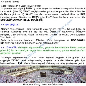 Peygamberimiz kaç vakit namaz kılıyordu - Namaz cem edilir mi - Namazın